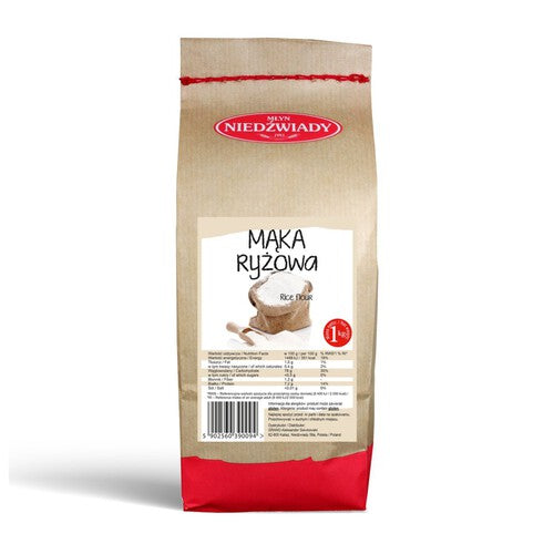 Mąka ryżowa Młyn Niedźwiady 1 kg