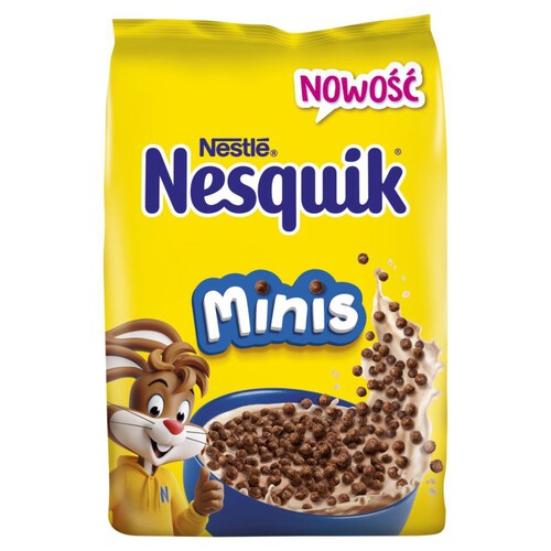 Nesquik minis kuleczki o smaku czekoladowym Nestle 400 g