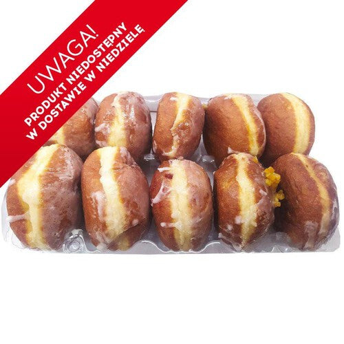 Pączek z marmoladą w lukrze Cukiernia Auchan 10 sztuk