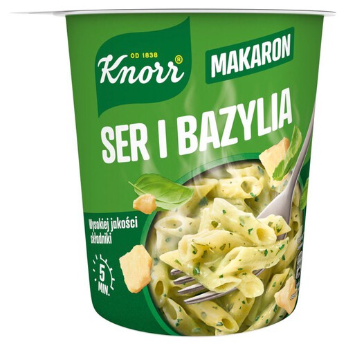 Danie makaron Kremowe pesto w kubku Knorr 68 g