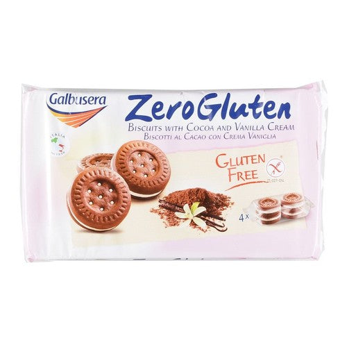 Markizy kakaowe bezglutenowe z kremem waniliowym Galbusera 160 g