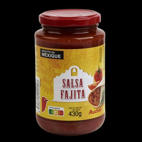 Salsa Fajitas Auchan 430 g