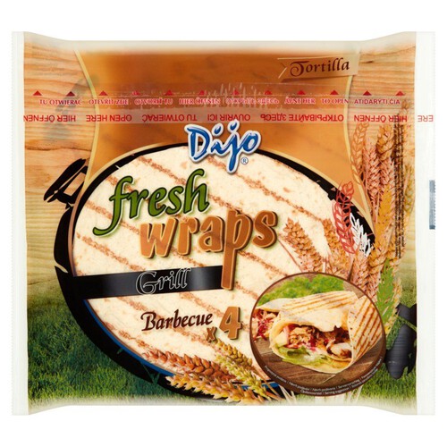 Tortilla placki pszenne grillowane Dijo 250 g