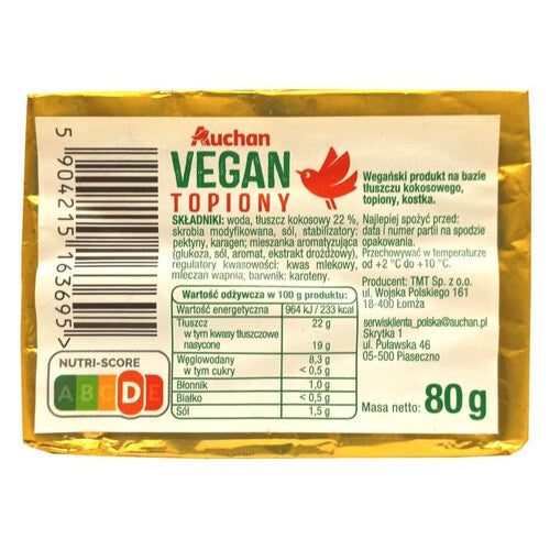 Vegan topiony Auchan 80 g