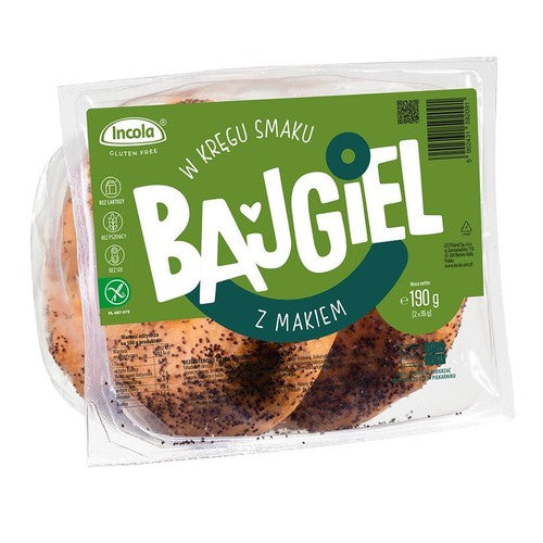 Bajgle z makiem bezglutenowe Incola 2 x 95 g