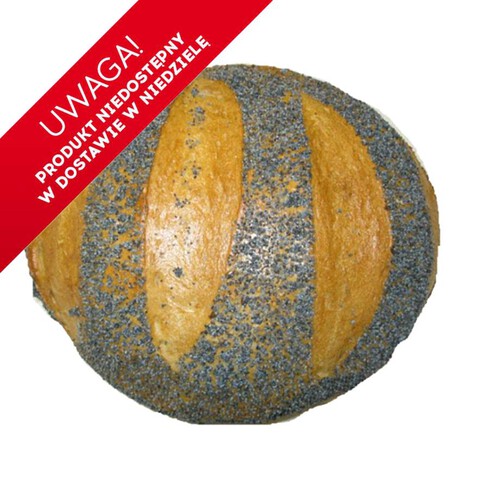 Chleb pszenno - żytni z makiem Piekarnia Auchan 500 g