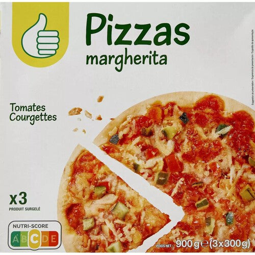 Pizza Margherita Auchan 3 x 300 g