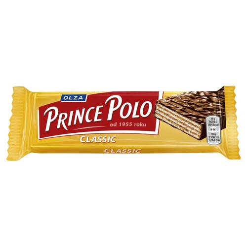Czekoladowy wafelek z kremem kakaowym Prince Polo 35 g