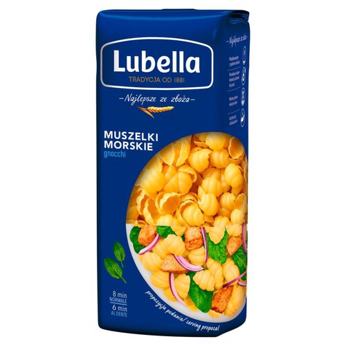 Makaron muszelki morskie Gnocchi Lubella 400 g