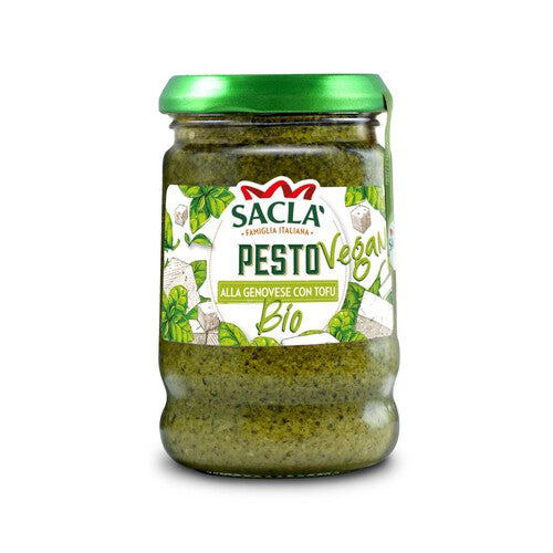 BIO Sos pesto z bazylią i tofu Sacla 190 g