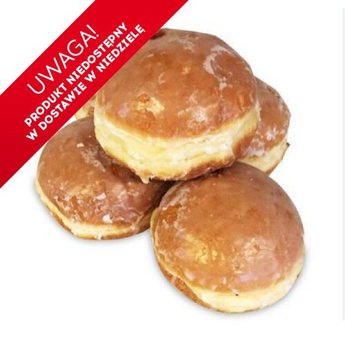 Pączek z adwokatem w lukrze Cukiernia Auchan 80 g