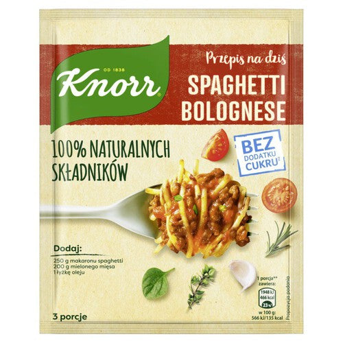 Fix Natural Spagetti bolognes Knorr 38 g