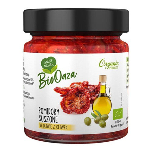 BIO Pomidory suszone w oliwie z oliwek BioOaza 190 g