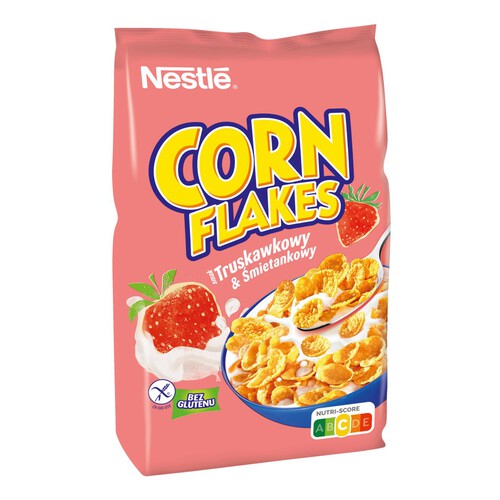 Corn Flakes płatki kukurydziane o smaku truskawkowym Nestlé 450 g