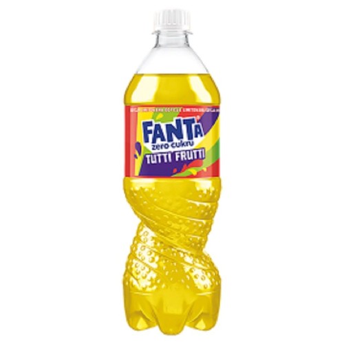 Napój gazowany Zero cukru Tutti Frutti o smaku owocowym Fanta 850 ml