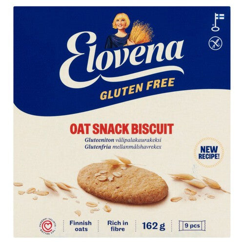 Ciasteczka owsiane bezglutenowe Elovena 162 g