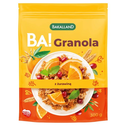BA! Granola z żurawiną Bakalland 300 g