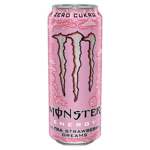 Napój energetyczny Ultra Strawberry Dreams zero cukru Monster 500 ml