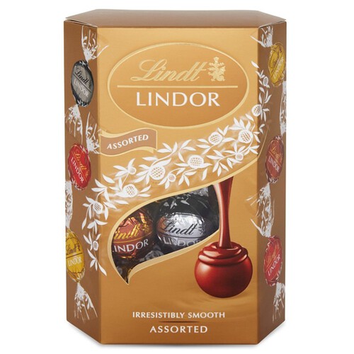 Lindor Praliny z czekolady mlecznej białej i gorzkiej Lindt 200 g