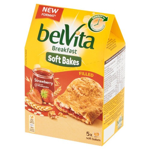 Ciastka zbożowe z nadzieniem truskawkowym belVita 250 g