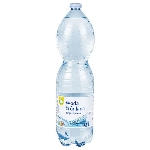 Woda źródlana niegazowana Auchan 1,5 l