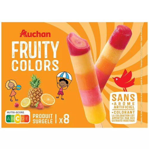 Lody owocowe Rik Rok Fruity Auchan 8 x 40 g