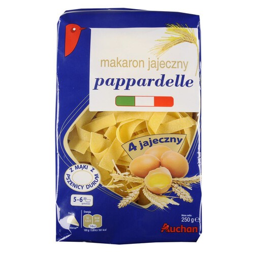 Pappardelle makaron jajeczny Auchan 250 g