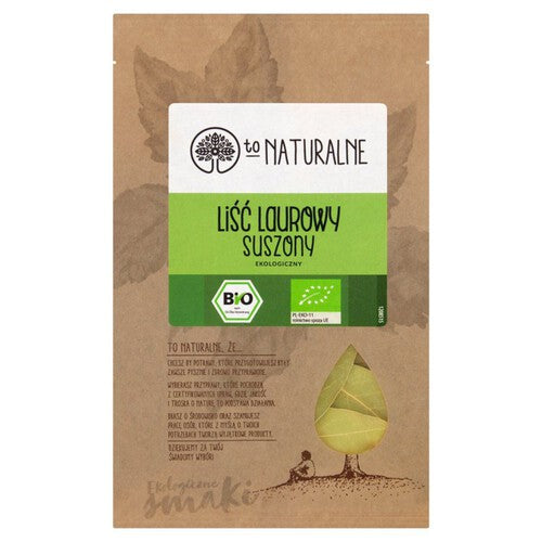 Ekologiczny liść laurowy suszony To Naturalne 6 g