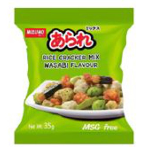 Mieszanka japońskich krakersów ryżowych o smaku wasabi Honto 35 g