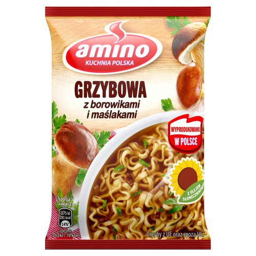 Grzybowa z borowikami i maślakami Amino 57 g