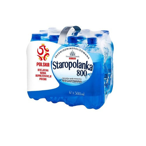 Woda mineralna niegazowana Staropolanka 12 x 500 ml