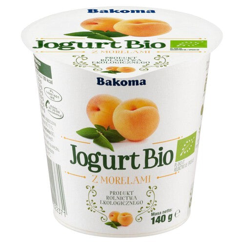 BIO jogurt z morelami Bakoma 140 g