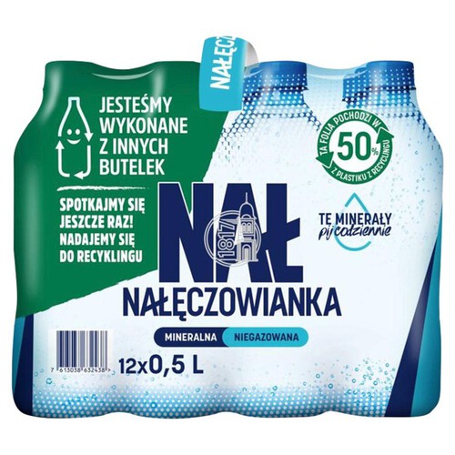 Woda mineralna niegazowana Nałęczowianka 12 x 500 ml