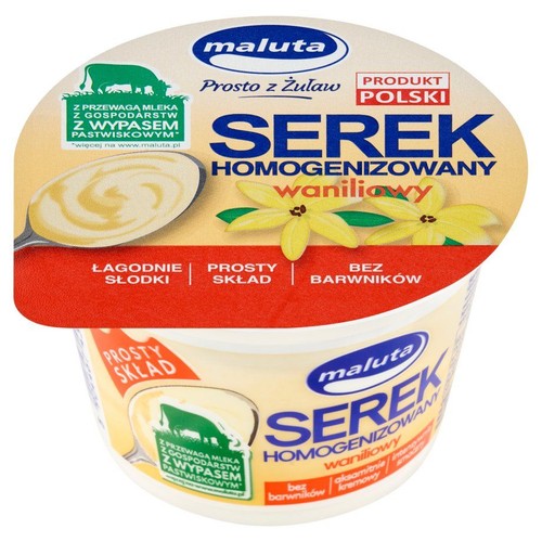 Serek homogenizowany waniliowy Maluta 200 g