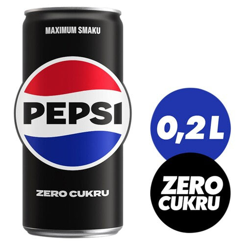 Napój gazowany Pepsi-Cola zero cukru 200 ml
