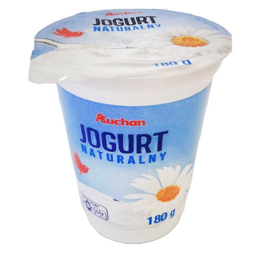 Jogurt naturalny Auchan 180 g