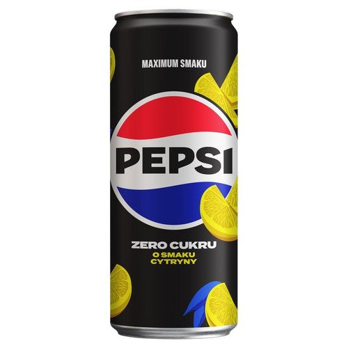 Napój gazowany Zero Cukru o smaku cytrynowym Pepsi-Cola 330 ml