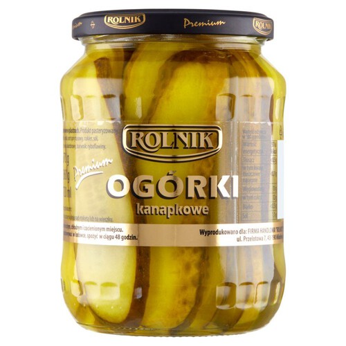 Ogórki kanapkowe Rolnik 670 g