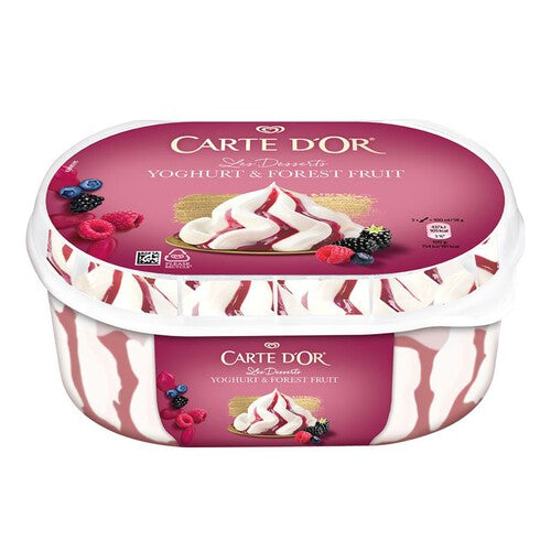Les Dessetrs lody jogurtowe z owocami leśnymi CARTE D'OR 825 ml