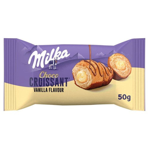 Croissant z nadzieniem o smaku waniliowym Milka 50 g