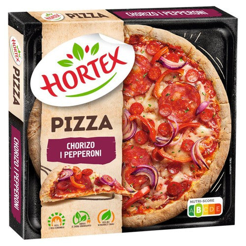 Pizza Chorizo i pepperoni Hortex 370 g