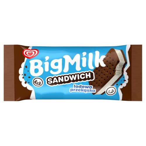 Lodowa przekąska Sandwich Big Milk 100 ml