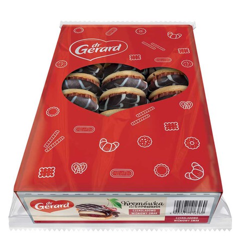 Ciastka Kremówka z nadzieniem wiśniowym Dr Gerard 720 g