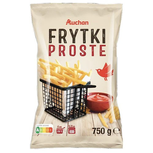 Frytki proste Auchan 750 g