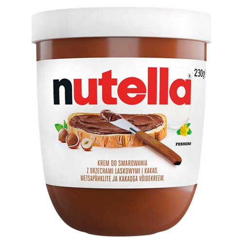 Krem do smarowania z orzechami laskowymi i kakao Nutella 230 g