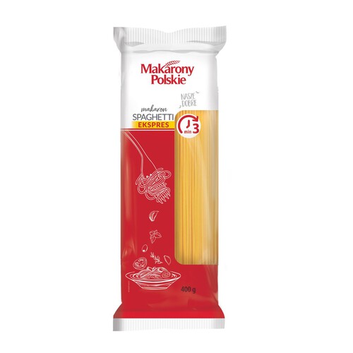 Makaron spaghetti ekspres 3 minuty Makarony Polskie 400 g