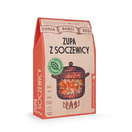 Zupa z soczewicy Dania Babci Zosi 100 g