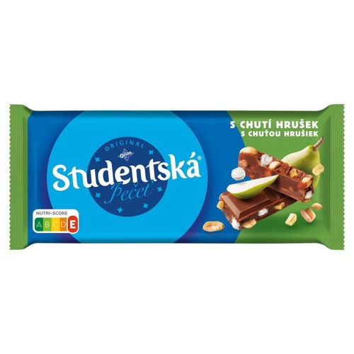 Czekolada mleczna z orzeszkami i gruszką Studentska 170 g
