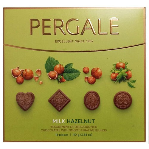 Praliny z nadzieniem z orzechów laskowych Pergale 110 g