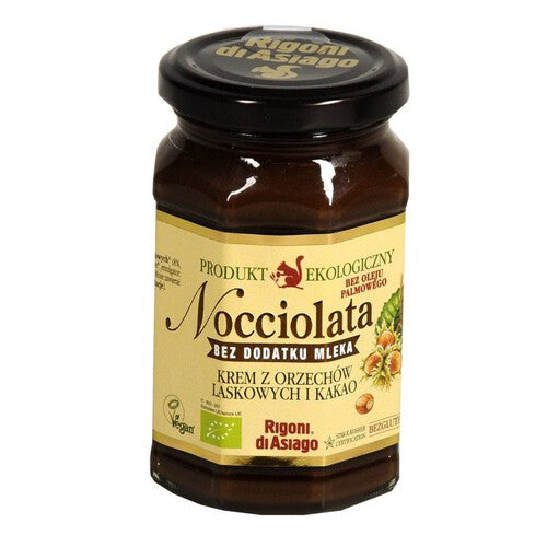 BIO Krem z orzechów laskowych bez dodatku mleka Nocciolata 270 g